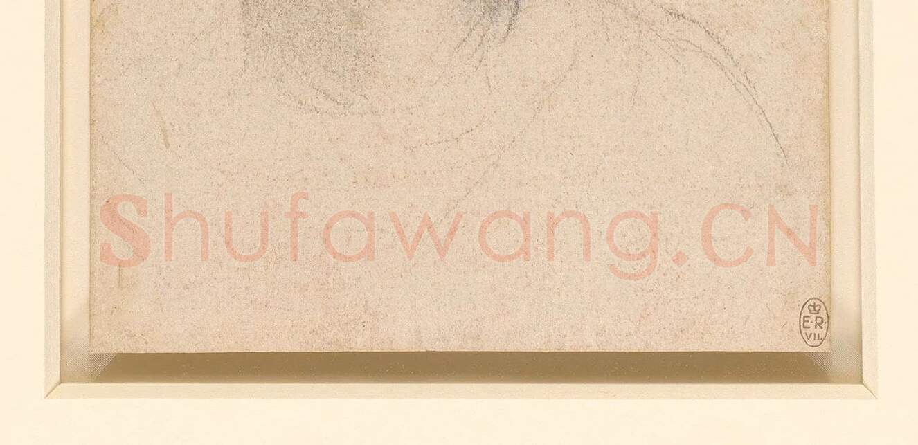 达芬奇素描头像作品《圣安妮肖像》_03