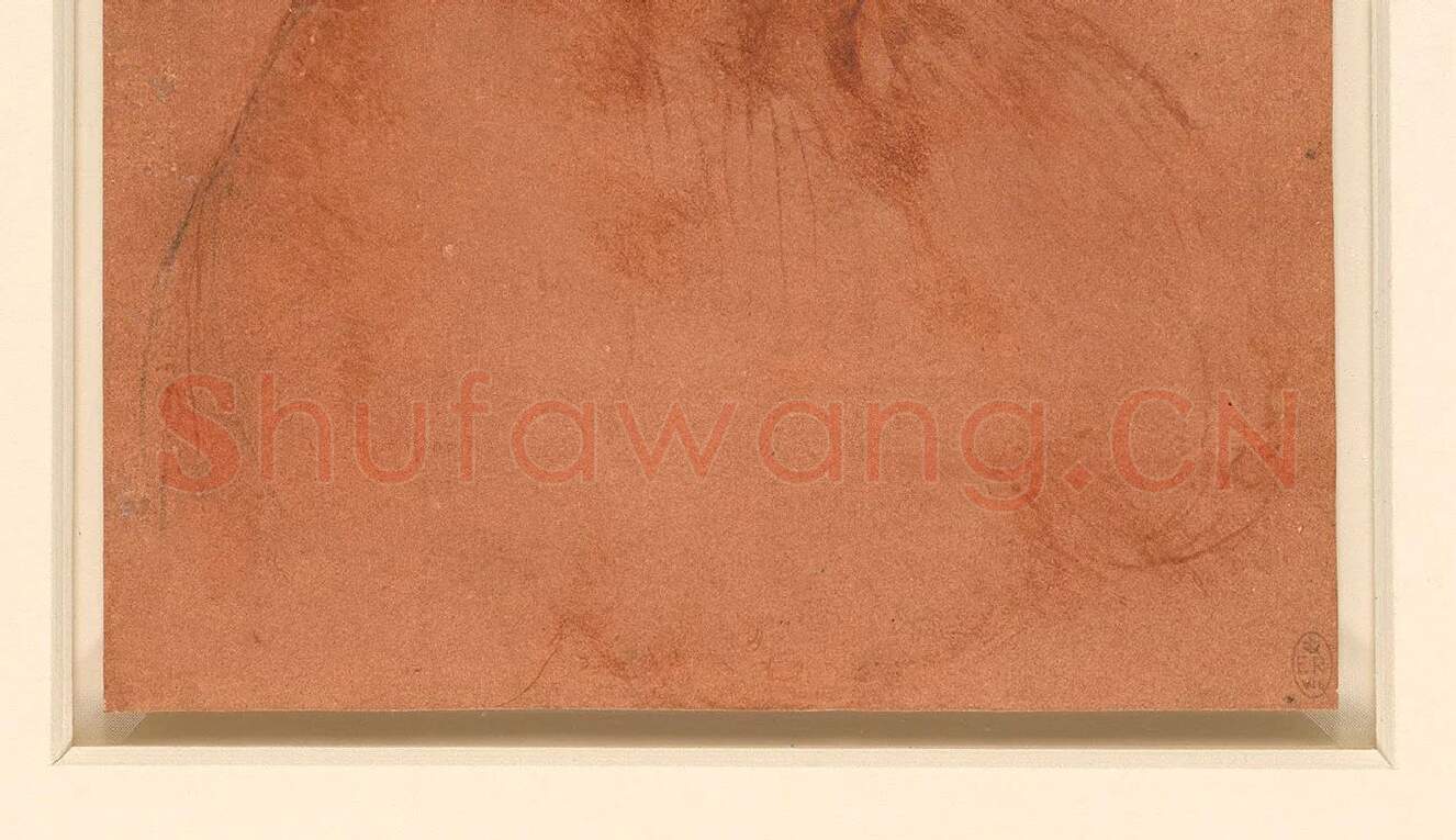 达·芬奇素描作品《男子侧面半身像》_02