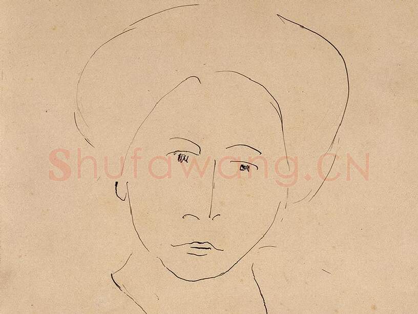 马蒂斯《哈里特·莱恩·利维肖像》